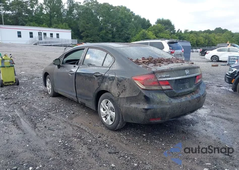 2013 Honda Civic Lx z USA, uszkodzony, nr VIN 19XFB2F56DE036016